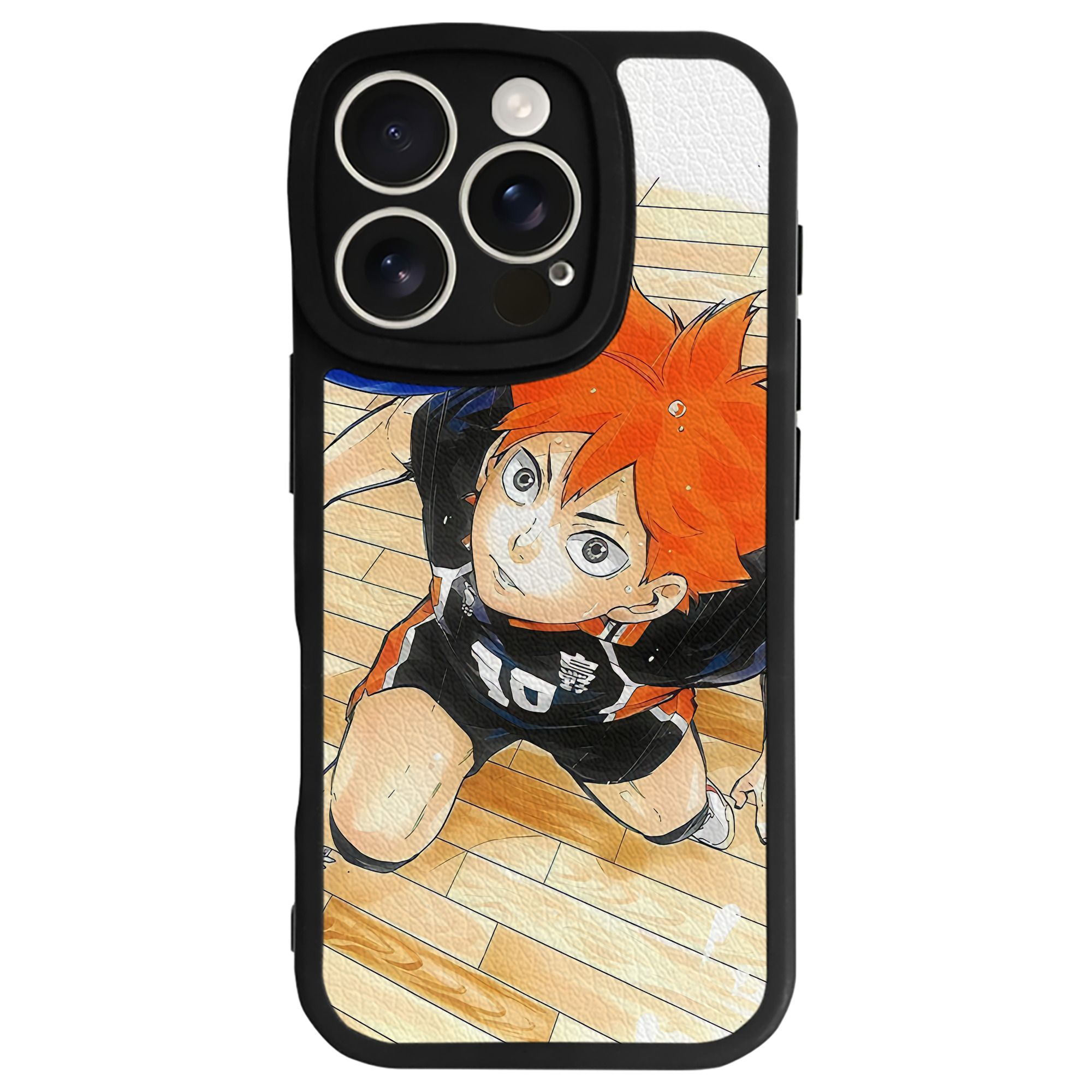 （画像用） ハイキュー!! Haikyu!! 【iPhone 16シリーズ対応】シリコンスマホケース（レザー調） 材質：シリコン